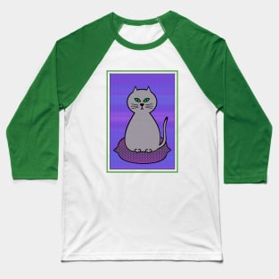 Serious cat Baseball T-Shirt
